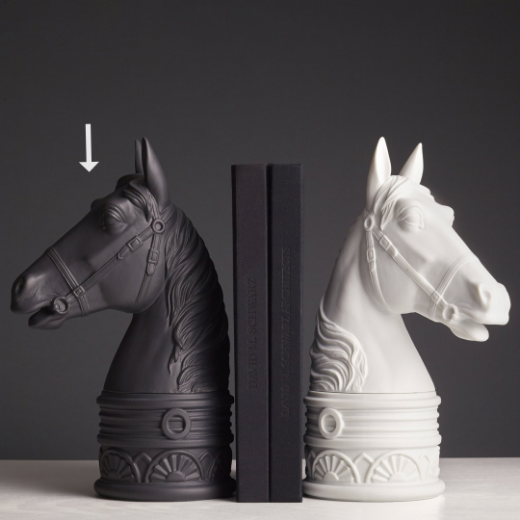 Picture of Andalusian Horse Statue Black