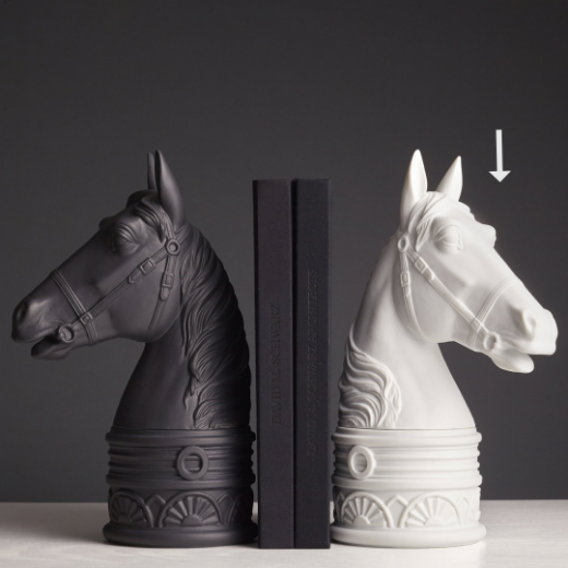 Picture of Andalusian Horse Statue White