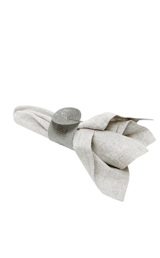 Picture of Nagham Leather Set of 18 Grey