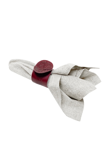 Picture of Nagham Leather Set of 6 Maroon