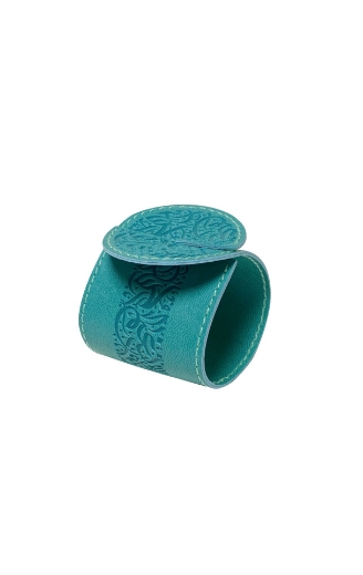 Picture of Nagham Leather Set of 6 Turquoise