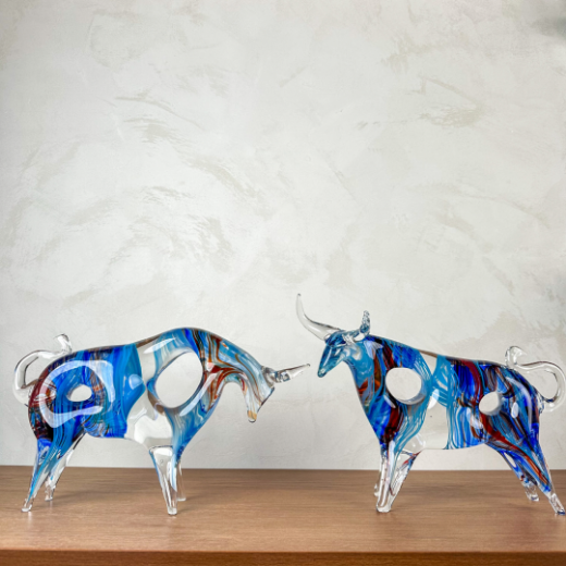 Picture of Bull Crystal Centerpiece