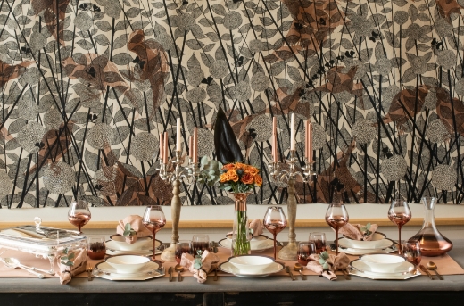 Picture of Copper Line Dinner Set 27 pcs for 6 people                  