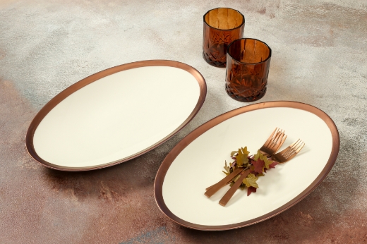 Picture of Copper Line Dinner Set 27 pcs for 6 people                  