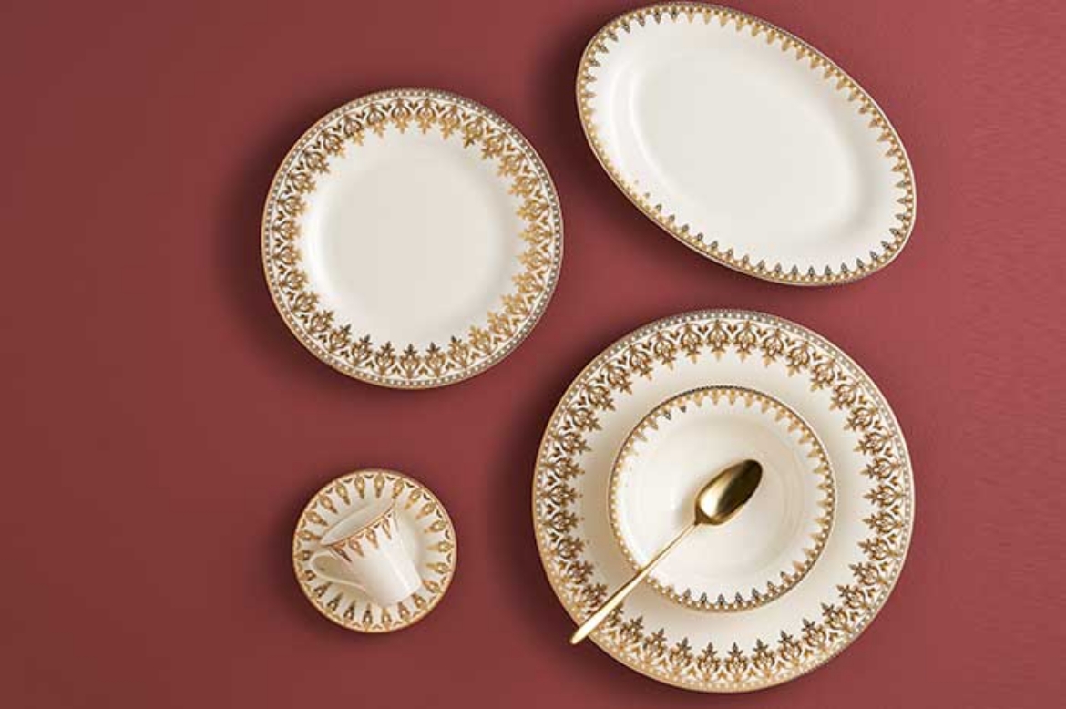 Picture of Firuze 60 Pieces Dinner Set for 12 people                   