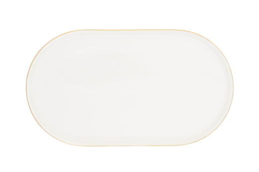 Picture of Gold Banded Dinner Set 27 pieces For 6 People                 