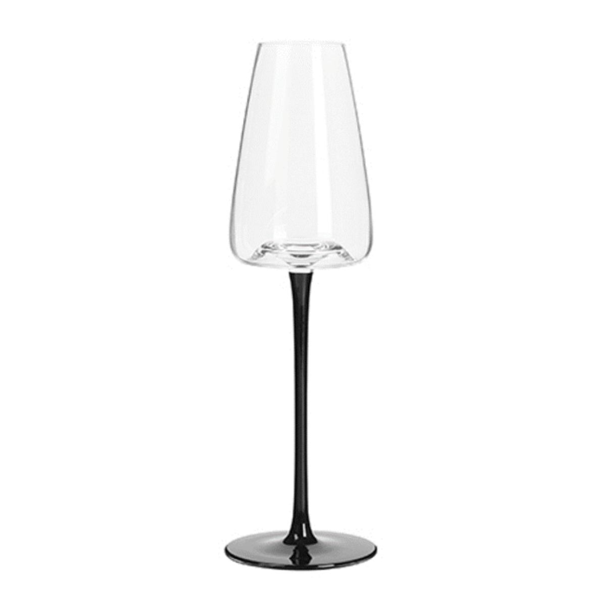 Picture of Avante Half Black Glasses Set of 4 M