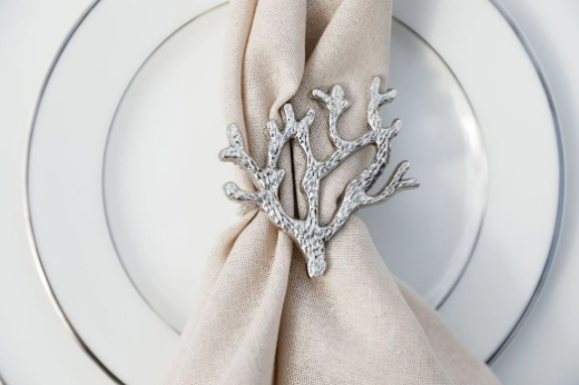 Picture of Coral Gold Napkin Ring 4,5cm                                