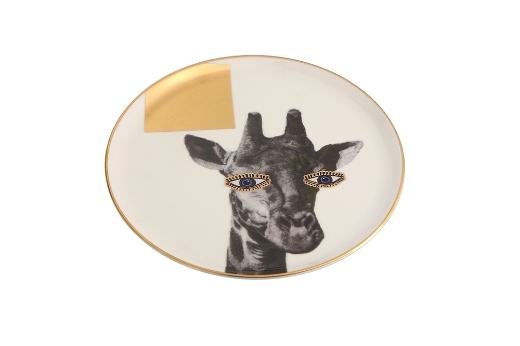 Picture of Wild Life Giraffe Flat Plate 20cm                           