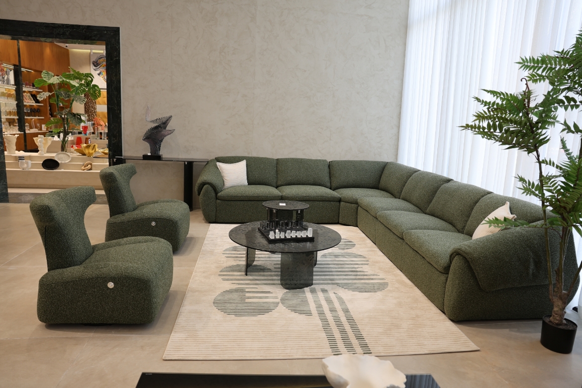 Picture of Lorenzo Green Sofa Set