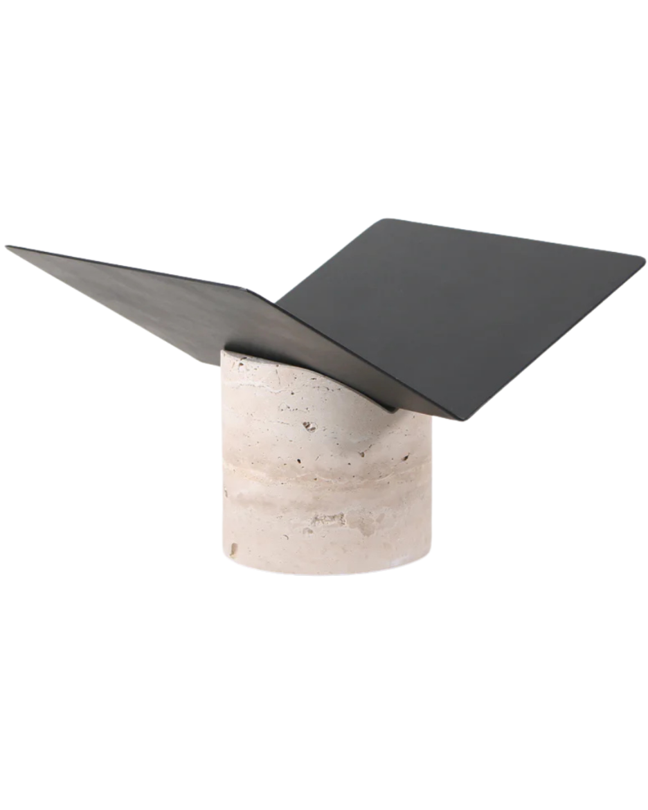 Picture of Infinity Book Stand Travertine